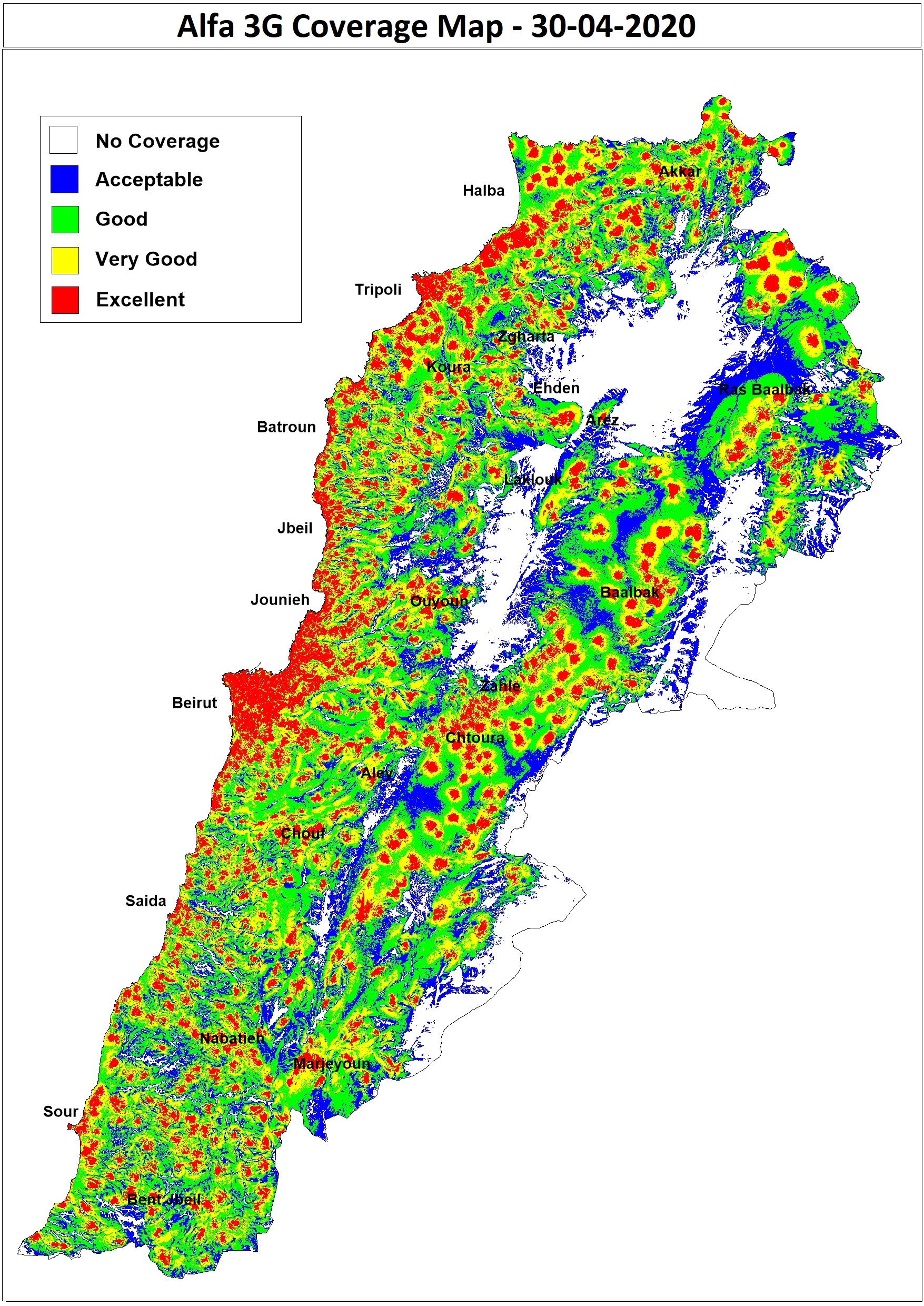 Alfa Lebanon's first mobile network managed by